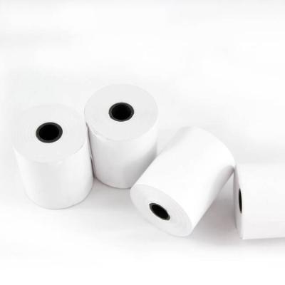 China POS Printer 57x40MM 57X30MM 57X35MM 80X60MM POS Terminal BPA Free Glossy Adhesive Thermal Paper for sale