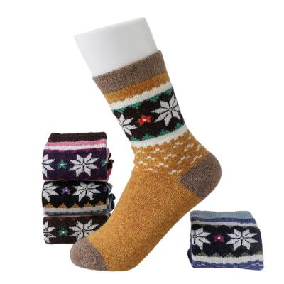 China To keep warm in 2020 new funky new winter socks wool socks women crew socks cozy custom for sale