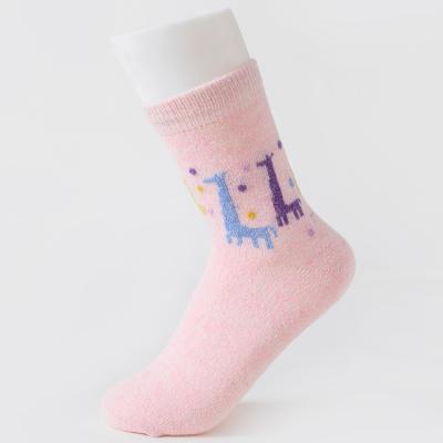 China Popular Promotional Modern Style Cute Pattern Sweat-absorbent Printing High Quality Cashmere Breathable Socks for sale