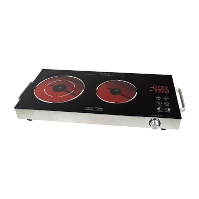 China Wholesale High Quality Ceramic Double Burner Stove Hotel 2021 Electric Hob Electric Infrared Cooker for sale