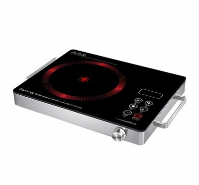 China Household Single Infrared Multiple Power Cooker 8 Power Levels Electric Ceramic Cooktop Stove for sale