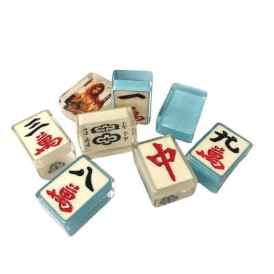 China Wholesale crystal mahjong leisure entertainment new custom team game use crystal mahjong for sale