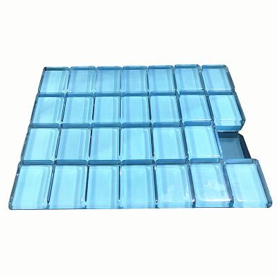 China Crystal Mahjong Tiles with wooden box 36-38-40-42-44-46mm for sale