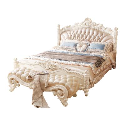 China Elegant Durable Cozy Royal Antique Teak Bedroom Furniture Cozy Bedroom Furniture Set for sale