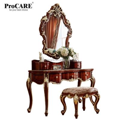 China (Other) ADJUSTABLE LUXURY EUROPEAN AND AMERICAN STYLE FURNITURE SERES LUXURY BEDROOM VANITY SET DRESSING TABLE for sale