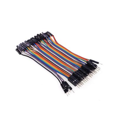 China Dupont 40 Pin 2.54mm Rainbow Flat Cable Electronic Wiring Harness for sale