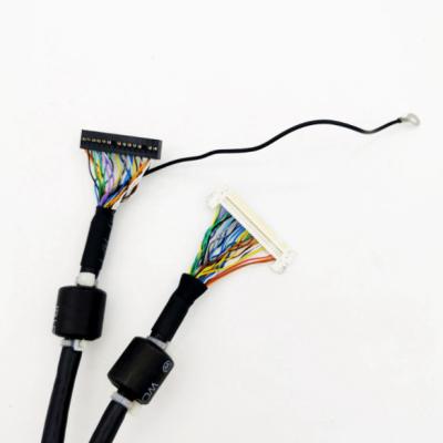 China Electronic Custom LVDS FIX 30P 1.2M/2M/4M/10M Screen Panel Cable for sale