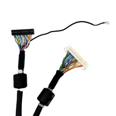 China Electronic Custom LVDS FIX 30P 1.2M/2M/4M/10M Screen Panel Cable for sale