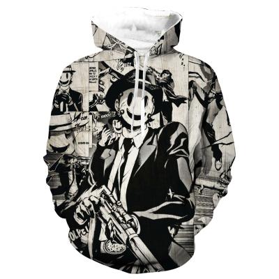 China Anti-Wrinkle Sky Mask Man 3D Sniper Mens Sports Hoodie Sweater Sweatshirt Hooded Top for sale