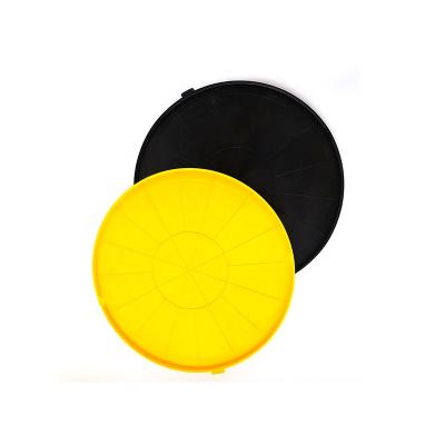 China Pilfer-proof 200L Plastic Drum Covers Oil Drum Plastic PE Seals Big Cap Covers Drum Cover for sale