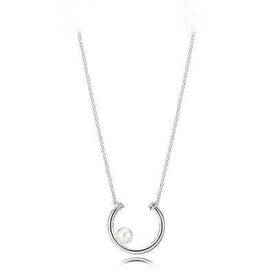 China Fashion Men's Gift 100% Women's Jewelry 925 Sterling Silver CLASSIC Chain Necklace Custom Made With Logo for sale