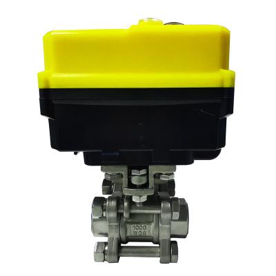 China 12v 24v DC AC220v TOYI 1/2 Inch 20Nm General Proportional Electric Ball Valve Water Flow Control Valve for sale