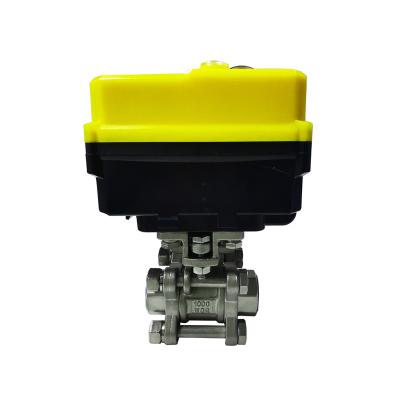 China General Brand On Sale Female Thread Low Temperature Motorized Ball Valve for sale