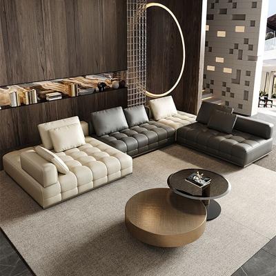 China Modern Sofa Bed Cloud Design High End Luxury Luxury Living Room Furniture Fabric Color Block Combination Sofa for sale