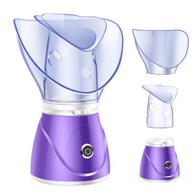 China Wholesale Box Professional Multifunctional Facial Beauty Facial Steamer Steamer Purple Color RAW DEEP CLEANSING Feature for sale