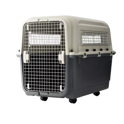 China Most Popular Car Cart Dogs Pull Rod Portable Dog Cage Consignment Box Pet Carrier for sale