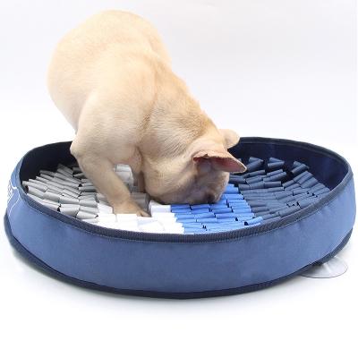 China Sustainable Sniff Pad Training Bowl Travel Use Encourages Natural Foraging Skills Seller Pet Sniff Mat Dog Feeding Mat for sale