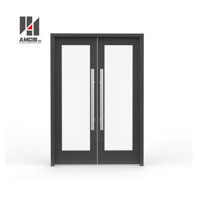 China Aluminum Swing Pivot Door, Commercial Safety Tempered Glass Store Front Entrance Floor Spring Aluminum Door for sale