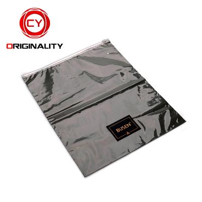 China Disposable Frosted Plastic Clothing Packaging Ziplock Bag Clothing Bag for sale