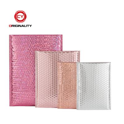 China Strong Adhesive Custom Printed Logo Poly Bubble Mailer Shipping Mailing Bags With Logo For Cosmetics for sale