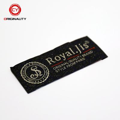 China MIT Ihrem Logo Rfid Tag Waschen Verpackung Etiquetas Tejidas Beste Qualitat Weiche Mab Waterproof Cloth Label Kleidung Label for sale