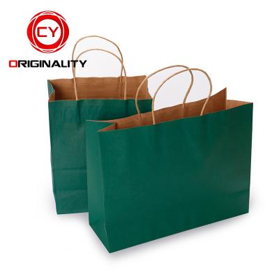 China Recyclable Custom Logo Printing Kraft Personalized Paper Shopping Bag for sale