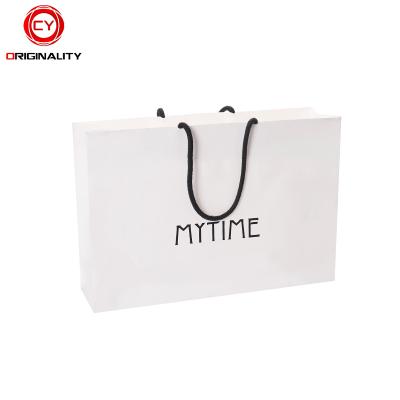 China Recyclable Suit Bags Luxury Custom Printed Laminated Packaging Paper Shopping Gift Bag With Logo for sale