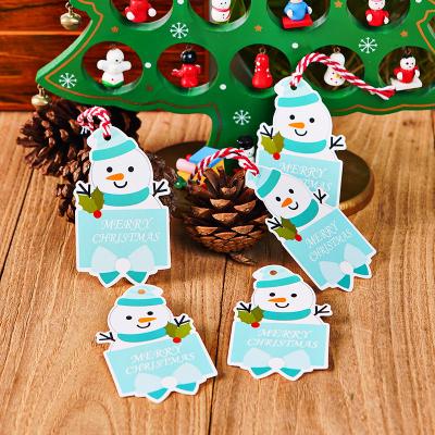 China New Design Wholesale Funny Viable Hanging Custom Merry Christmas Gift Tag for sale