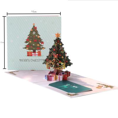 China America Christmas Card Pop Up Arbol De Navidad Mini Christmas Tree 2020 Boxed 3d Card Set Christmas Cards for sale