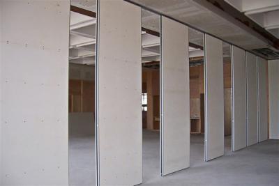 China Commercial Furniture Office Partition Walls / Sound Insulation Movable Partition Door for sale