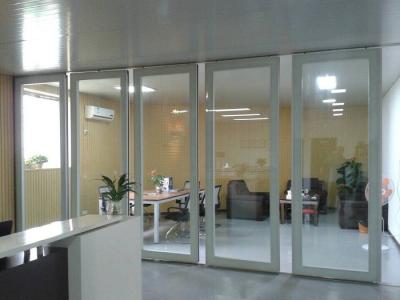 China Aluminum Sliding Doors / Collapsing Aluminum Sliding Partition Walls Easy Installation for sale