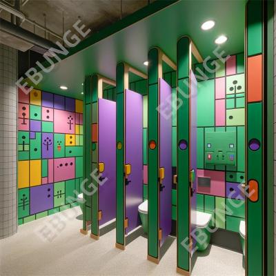 China Full Privacy Affordable Restroom Partition with Easy Installation and Customization for sale