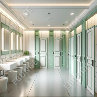 China Water Resistance Toilet Partitions Hygienic and Comfortable Restroom Environment Commercial Bathroom Partition for sale