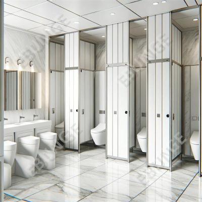 China Water Resistance and Durability Scratch And Impact Resistant Toilet Partition Wall for Office Buildings for sale