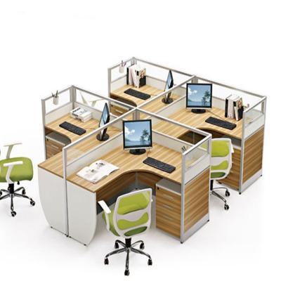 China Eco - Friendly Aluminum Cubicle Modular Office Workstation / Office Furniture Sets for sale