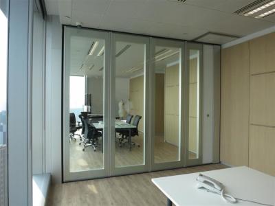 China Office Glass Sliding Partition Walls Bathroom Glass Partition For Conference Room for sale