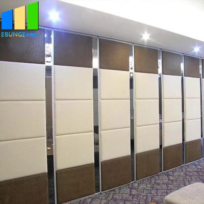 China Office Folding Partition Walls Aluminium Channel Mdf Room Divider Movable Partition for sale