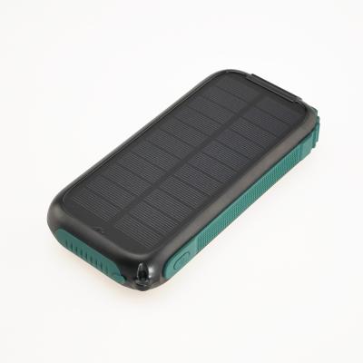 China Solar Fast Power Cell Phone Charger Support Charging Bank Fee Power Bank for sale