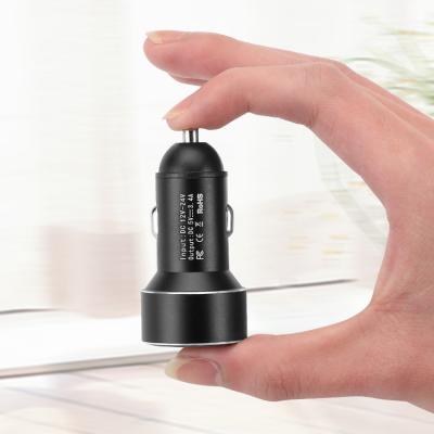 China Popular Portable Mini Safe Car Mobile Charger Good Quality Dual Usb With Intelligent Protection System for sale