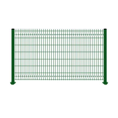 China Easily Assembled High Quality Galvanized PVC Strips 3D Bending Curved Welded Wire Mesh Fence Panel for Garden Fencing Trellis & Gates for sale