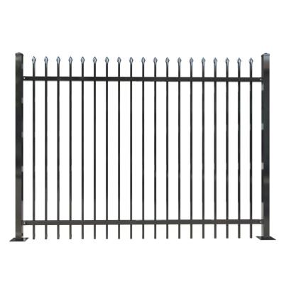 China Easily Assembled Antique Flowers Cast Iron Garden Fence Panels Security Fence Powder Coated Metal Frame Gate Ornamentals Decorations Farm Fencing for sale