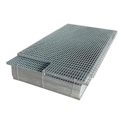 China Easily Assembled Stainless Steel Grill Grating with Security Fence Accessories Galvanized Walkway Drainage Cover and Metal Frame for sale