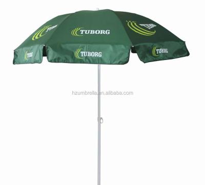 China 90cmX8panels Rayon Modern Custom Logo Printing Outdoor Beach Umbrella for sale