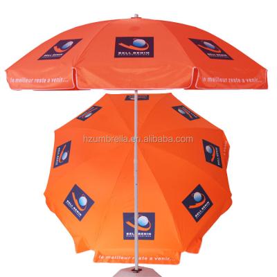 China Mid Century 130cmX8 Panels PVC Windproof Sunshade , Bell Benin Advertising Umbrella for sale