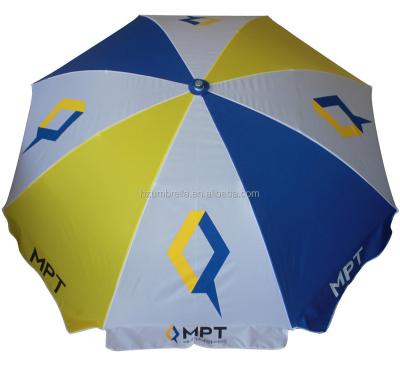 China Modern Promotional MPT Umbrella, MPT Beach Umbrella, Myanmar Telecom Umbrella for sale