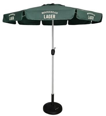 China Moosehead Modern Green 7 Feet Outdoor Umbrella with Crank for sale