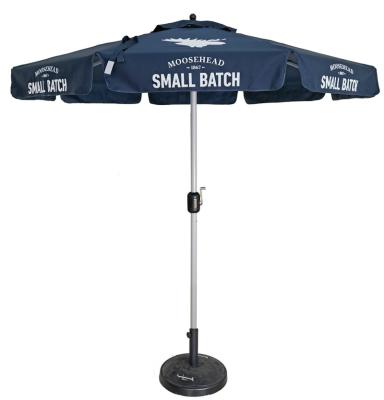 China Moosehead Modern Manual Steel Frame Open Garden Market Umbrella for sale