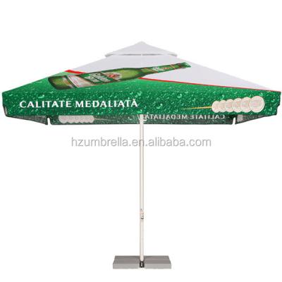 China Outdoor Square Modern Advertising Windproof Promotion Umbrella for sale