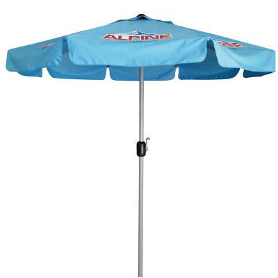 China 7 Feet Traditional Promotional Outdoor Umbrella With Crank For Canada Market for sale