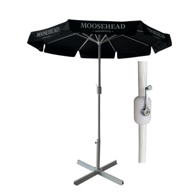 China High Quality Minimalist Custom Garden Umbrella With Logo Print for sale